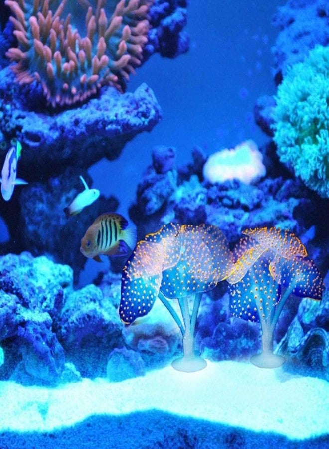 زينة مرجانية متوهجة من السيليكون الناعم VAYINATO® (SH002)، مرجان صناعي مائي فلورسنت لتزيين أحواض السمك | ديكور ساحر لأحواض السمك (لون عشوائي) من Petzlifeworld - Image 5